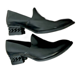 Jeffrey Campbell Leather Black Boots Size 9